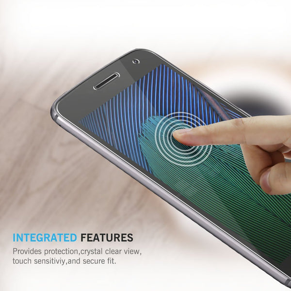 Motorola Moto G5 Plus / Moto G Plus (5th Generation) (3-Pack) Screen Protector, LK Tempered Glass with Lifetime Replacement Warranty