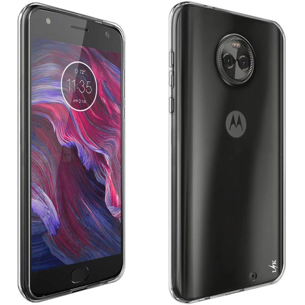 Moto X4 Case, LK Ultra [Slim Thin] Scratch Resistant TPU Rubber Soft Skin Silicone Protective Case Cover for Motorola Moto X4 (Clear)