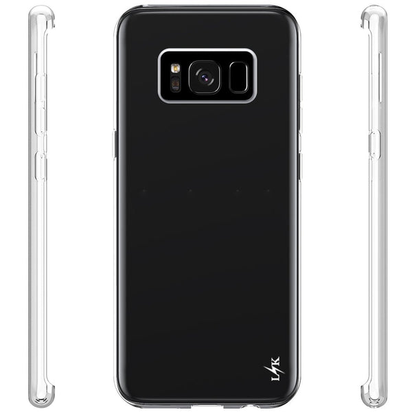 Galaxy S8 Case, LK Ultra [Slim Thin] Scratch Resistant TPU Rubber Soft Skin Silicone Protective Case Cover for Samsung Galaxy S8