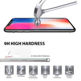 iPhone X Full Cover Screen Protector (2 PACK) Full Cover Tempered Glass with Lifetime Replacement Warranty (Black)