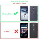 LG Stylo 3 Plus Screen Protector (2-Pack) LK [Full Cover] Tempered Glass with Lifetime Replacement Warranty [Not Fit for LG Stylo 3]
