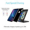 Wireless Charger, LK Qi Fast Wireless Charging Pad Stand for iPhone XS Max/XS / XR/X, LG G7 ThinQ, Samsung Galaxy Note 9 / S9 / S9 Plus / S8 / S8 Plus, All Qi-Enabled Devices