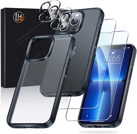 [3 PACK] LK for iPhone XS Max Screen Protector, [Tempered Glass][Case Friendly] DoubleDefence Technology [Alignment Frame Easy Installation] with Lifetime Replacement Warranty